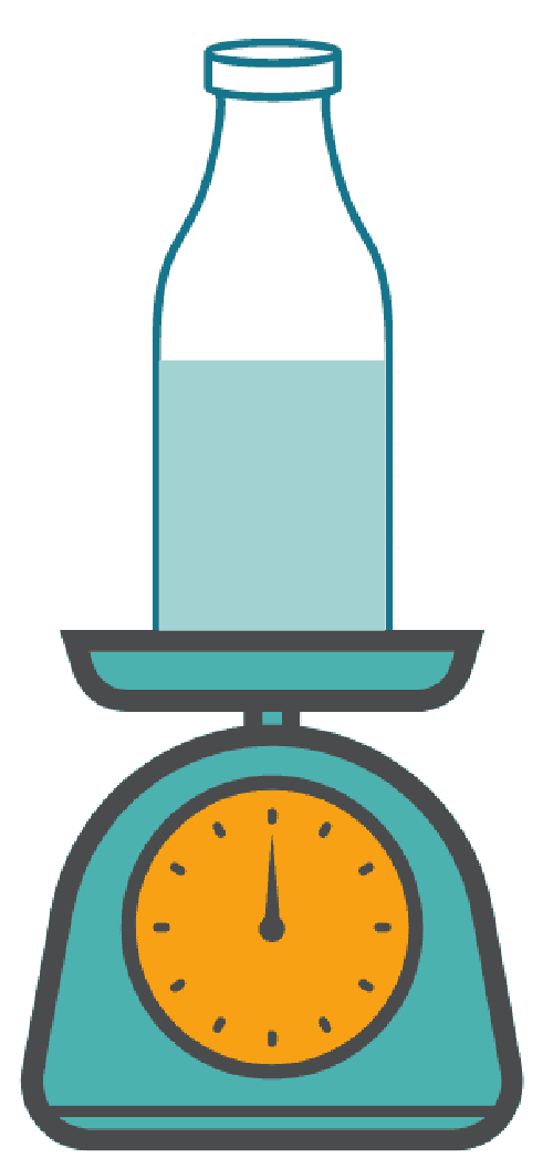 How bulk refill works - weigh
